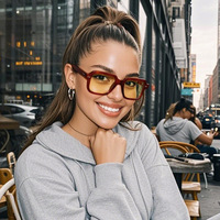 Lunettes de soleil unisexes LvCong style rivet, tendance, rétro, monture carrée, protection UV400 pour l'extérieur