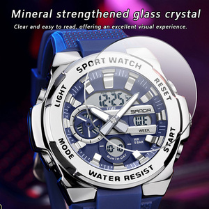Reloj Digital Multifunción SANDA 3385, Reloj Deportivo Sincrónico a Prueba de Agua, Reloj Despertador Luminoso - Product Image 3