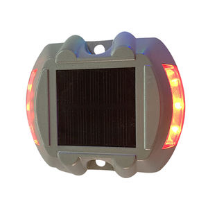 Tachuelas Reflectantes Solares de Aluminio para Carreteras, con LED Integrado, Impermeables IP68, de Alta Intensidad, para Autopistas y Carreteras Urbanas - Product Image 3