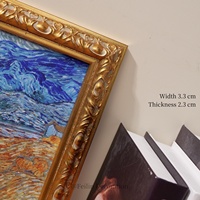 Tableau mural vintage sur toile, paysages européens, fleurs, décorations murales en bois pour mariage et maison
