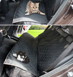 الاستخدام العالمي غطاء مقعد للحيوانات الأليفة انفصال أكسفورد النسيج للماء كلب أليف العالمي سيارة المقعد الخلفي غطاء - Product Image 6