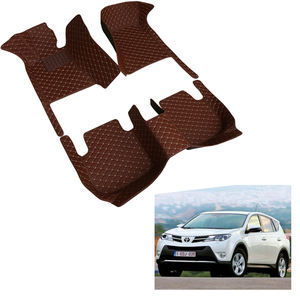Alfombrillas de Coche Personalizadas de Cuero, Impermeables, Duraderas, Juego Completo de 3 Piezas, 3.5mm de Grosor, de Lujo, para Modelo <span class=keywords><strong>Mazda</strong></span> - Product Image 1