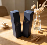 Boîte Cadeau Luxe Personnalisée pour Diffuseur de Roseaux Écologique, Revêtement UV, Gaufrage, Conception Pliable, Logo Doré, Carton Gris Robuste