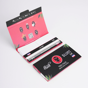 Papier à rouler en papier de riz brun, fournitures pour fumeurs, logo personnalisé disponible - Product Image 6