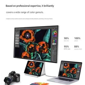 Moniteur 4K 27 pouces en <span class=keywords><strong>aluminium</strong></span> pour studio, écrans LCD, moniteur IPS, écran <span class=keywords><strong>PC</strong></span>, affichage 4K avec USB-C pour la conception graphique - Product Image 5