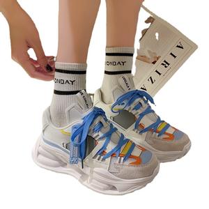 Eur tamaño mixto Tendance verde última venta otoño diseño más Popular Chinablack mujeres señoras <span class=keywords><strong>zapatos</strong></span> para caminar - Product Image 5