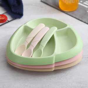 <span class=keywords><strong>METKA</strong></span> Assiettes Modernes et Durables en Fibre de Bambou avec Plateau de Service à Compartiments pour Repas d'Enfants - Product Image 5