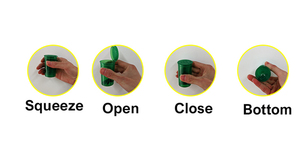 Tube en plastique de qualité alimentaire de 116 mm CR pour pilules et herbes - Product Image 5