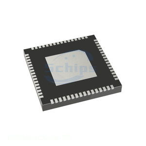 64 VFQFN Exposed Pad KSZ8864CNXIA-TR Interface Buy Electronics Components Online Authorized Distributor - Product Image 1
