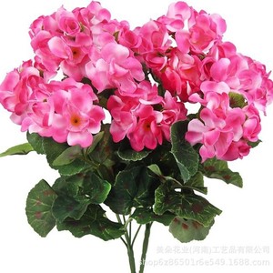 Ramo de Begonias Artificiales de Meiduo Flower Industry, Color Blanco Seda, Decoración para Interiores y Exteriores - Product Image 4