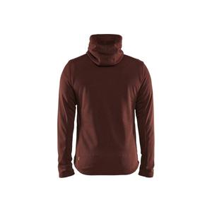 BLAKLADER - 354025335999M Sudadera con capucha con cremallera larga Rojo quemado/Negro-EAN 7330509868881 WORK HOODIES - Product Image 2