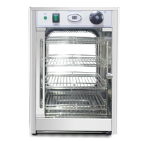 Réchauffeur de pizza commercial à 4 couches en acier inoxydable 800W Présentoir de nourriture chaude Réchauffeur de pâté