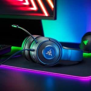 Original <span class=keywords><strong>Razer</strong></span> <span class=keywords><strong>Kraken</strong></span> V3 <span class=keywords><strong>X</strong></span> Ultra-Light ชุดหูฟัง PC Gaming USB แบบมีสาย USB ชุดหูฟังสำหรับเล่นเกม7.1 Surround Sound - Product Image 3