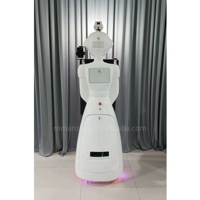 Romans Auto Magic Glambot Photomaton Robotique à Impression Instantanée avec Lumières LED Chasing, Alimentation USB, Contrôle Sans Fil, en Fibre de Verre pour Événements