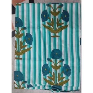 Tela Popelina de Algodón y Lino Cotsiler, 42 Pulgadas de Ancho, Ligera, Estampado Floral, Transpirable, para Vestidos y Blusas de Verano - Product Image 5