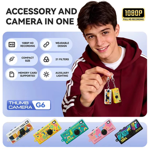 Mini caméra espion rétro G6 en gros, batterie 150 mAh, écran 0,96 pouce, enregistreur vidéo de poche pour voyage, porte-clés, 30W pixe - Product Image 4
