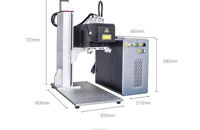 Machine de marquage laser à fibre 20W 30W 60W 100 Watt3 D JPT 60W MOPA M7
