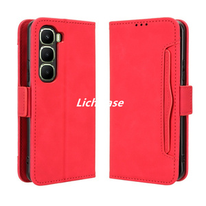 Lichicase <span class=keywords><strong>เคส</strong></span>มือถือแบบฝาพับมีกระเป๋าเงินระบบแม่เหล็กเคสใส่บัตรเครดิตสำหรับ itel A50C A90 <span class=keywords><strong>A80</strong></span> A06 S25 S25<span class=keywords><strong>ฝา</strong></span>หลังแบบพิเศษ - Product Image 2