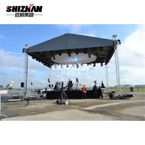 Space Truss Frame Stadium Stage Roof Truss With Speaker Wings For Event