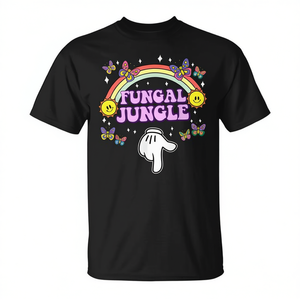T-shirt Fungal Jungle, abbigliamento casual da donna, divertente e con umorismo per adulti - Product Image 2