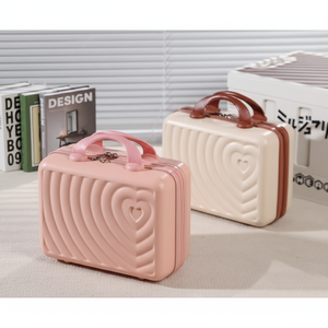 Pequeña bolsa de maquillaje de viaje portátil de 14 pulgadas, conveniente Mini bolsa de cosméticos fresca para niñas - Product Image 1