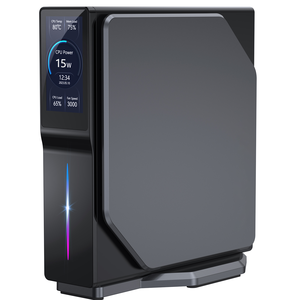 Mini PC S1 d'usine avec écran LCD RGB, processeur Alder Lake-N95, 16 Go de DDR4, 512 Go de SSD M.2, ordinateur de bureau pour la maison/le bureau, neuf avec prise US S1 S1 Min - Product Image 2