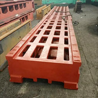 Pièces moulées par procédé de moulage à la mousse perdue, grandes pièces moulées sur machine CNC, en fonte grise et fonte ductile, pour bases de lit, colonnes et bancs de travail