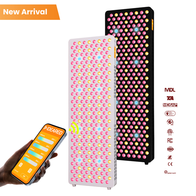 IDEATHERAPY RLPRO300MAX Home Use Iron Red Light Therapy Panel APP Controlled Red Infrared LED Panel Red Light Therapy Panel