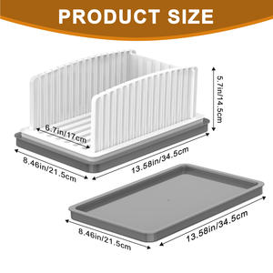 Adjustable Plastic Sandwich Bread Slicer Manual Adjustable Bread Cutter for Homemade Bread <b>Baking</b> <b>Tools</b> - Product Image 5