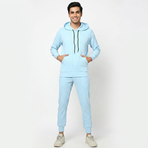Conjunto Deportivo de Invierno Unisex 100% Algodón, de Alta Calidad, para Gimnasio, Jogging, con Logotipo Personalizado Impreso, Transpirable, Tallas Grandes - Product Image 1