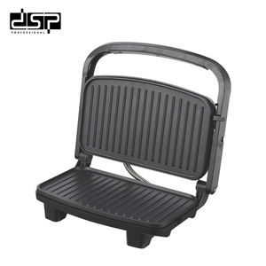 เตาปิ้งย่างไฟฟ้า Dsp รุ่น Kb1085 สีดำ แบบไม่ติดกระทะ สำหรับทำแซนวิชพานินี่ ปลั๊กแบบยุโรป 801W 1200W แผ่นอบแบบแบน - Product Image 1