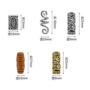 Vikingos-cuentas de runas nórdicas <span class=keywords><strong>para</strong></span> barba, accesorios, 75 unidades - Product Image 4