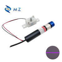 Module laser compact D18mm UV bleu violet 405nm, puissance réglable 150mW 200mW, objectif Powell, générateur laser
