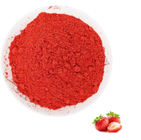 Vente en gros en vrac 100% naturel soluble instantané extrait de plante en poudre de fruit de fraise de la nature