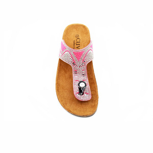 Sandalias y Pantuflas de Verano para Mujer, de Alta Calidad, Casuales, con Cuentas, Transpirables, al por Mayor - Product Image 5