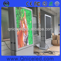 ¡Venta caliente! La publicidad al aire libre LED tótem 55 pulgadas/85 pulgadas LED TV reproductor de publicidad/de alta resolución de Totem