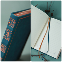 Journal en cuir fait main vintage, couverture rigide, carnet de notes rétro gaufré, cadeau personnalisé