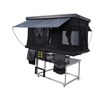 Carpa de Techo Rígida de Aluminio RTT con Tela 280G 420D, Apertura Automática Hidráulica, Ventana de Ventilación, Impermeable, 4x4 OEM