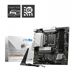 Placa base para ordenador PRO WIFI <span class=keywords><strong>DDR4</strong></span> II compatible con CPU 14700KF/<span class=keywords><strong>12600KF</strong></span>/14600KF - Product Image 1