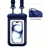 Pochette étanche universelle pour téléphone, sac étanche transparent pour écran tactile, avec cordon flottant pour la plage et la natation