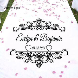 Autocollant personnalisé pour piste de danse de mariage en forme rectangulaire avec caractéristiques imperméables OEM pour les fêtes - Product Image 2