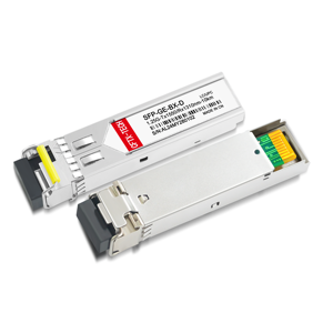 Émetteur-récepteur Bidi SFP 1,25 G à <span class=keywords><strong>fibre</strong></span> unique 10 km LC 1310 nm-TX/1550 nm-RX avec DOM 5G compatible PoE pour les principales marques de commutateurs - Product Image 4