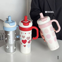 Thermos isotherme en acier inoxydable personnalisé de 900 ml, anti-fuite, pour les voyages en plein air, la voiture, le café, avec infuseur à thé