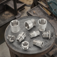 Écrous tubulaires allongés en acier inoxydable M3 M4 M5 M6 M8, usinés CNC, avec filetage interne, manchon de couplage cylindrique