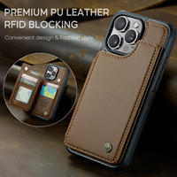 Étui Portefeuille Givré de Luxe en Similicuir avec Support et Porte-Cartes pour iPhone 18 Pro Max, Compatible 17 Air, 16 Plus, 15, 14, 13, 12