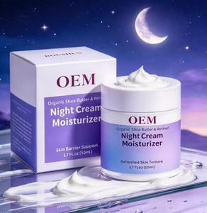 OEM/ODM 50g Reine <span class=keywords><strong>Anti</strong></span>-Aging Nachtcreme mit Reinem Retinol und Bio-Sheabutter als Feuchtigkeitspflege für das Gesicht - Product Image 2