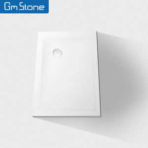 American Standard Diamond Custom-Made Modern Rectangle Artificial Stone Receveur de douche Surface solide certifiée CUPC pour les hôtels - Product Image 5