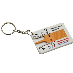 Jauge d'indication de profondeur de bande de roulement de pneu de voiture, moto, remorque, fourgonnette, outil de mesure de roue, 0-20mm, vente en gros - Product Image 4