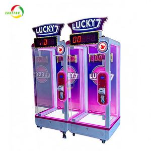 Máquina expendedora de regalos personalizada, color rosa, Lucky 7, juegos de arcade operados con monedas, máquina de cortar premios con tijeras, máquina expendedora de regalos. - Product Image 2