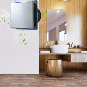 Ventilateur d'extraction de plafond pour salle de bain, certifié CE, design chromé, 4 pouces, corps en ABS, étanche, électrique, OEM/ODM - Product Image 6